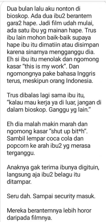 bioskop berantem