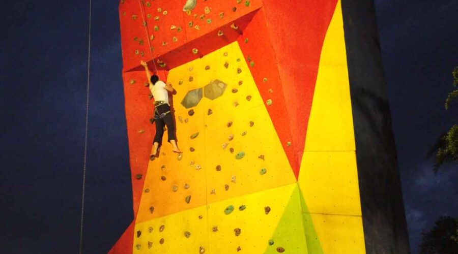 wall climbing