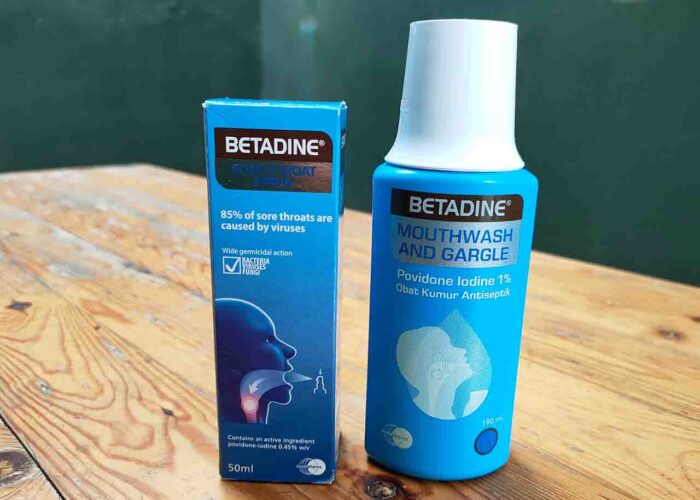 betadine sore throat spray