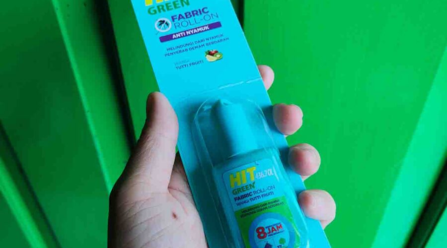 hit green fabric roll on