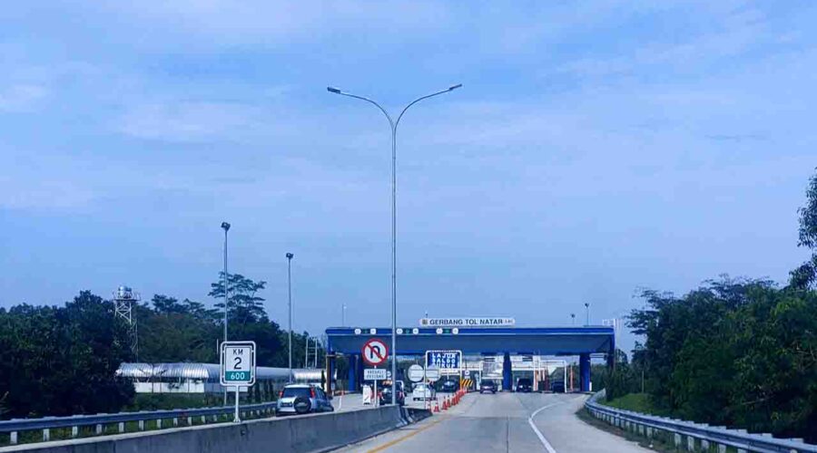 tol lampung - palembang
